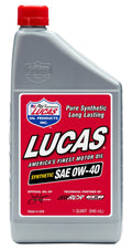SYNTHETIC SAE 0W40 MOTOR OIL 1 QUART CASE OF 6