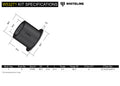 FRONT CONTROL ARM UPPER BUSHING 0610 HYUNDAI