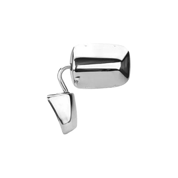 MIRROR OUTSIDE REAR VIEW FITS LEFT OR RIGHT; BELOW EYELINE; STAINLESS CHEVY/GMC FULLSIZE VAN 9295