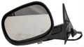 LH DOOR MIRROR PWR HTD TEXT BLK FLDG W/O TOW 6x9 OLD STYLE DODGE P/U R1500 9801; R2500/3500 9802