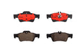 Brembo 03-06 Mercedes-Benz CL500/07-13 S550/2007 S600 Premium NAO Ceramic OE Equivalent Pad - Rear