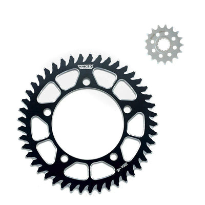 Vortex Racing Aluminum Rear Sprocket 520 45 Tooth Use with 3766 Front- Black