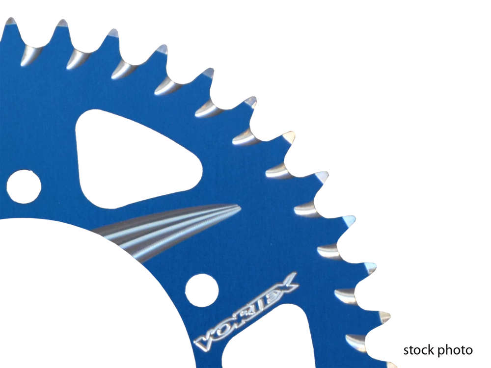Vortex Racing Aluminum Rear Sprocket 520 45 Tooth- Blue
