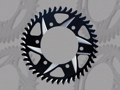 Vortex Racing Aluminum Rear Sprocket 520 43 Tooth- Black