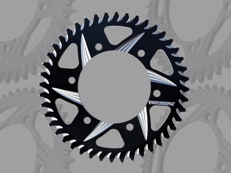 Vortex Racing Aluminum Rear Sprocket 520 43 Tooth- Black