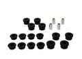 Control arm - upper and lower bushing 16 Bushings 4 Tubes Grease