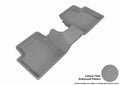 3D MAXpider 2016-2020 Toyota/Scion Yaris/Yaris Ia/Ia Kagu 2nd Row Floormats - Gray