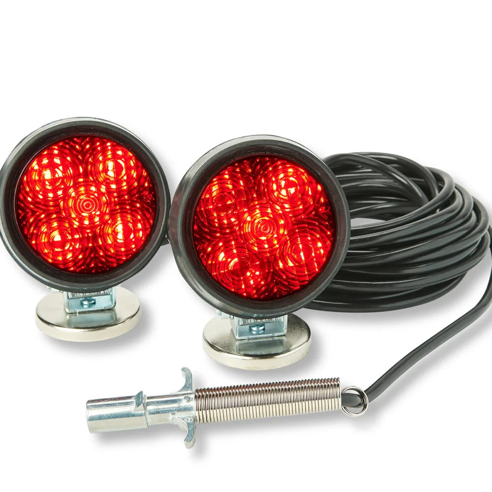 PETERSON DUAL HOUSING RED/AMBER INCANDESCENT AG LIGHTS RIGHT SIDE