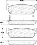 Street Brake Pads w/Shims and Hardware