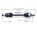 NEW CV AXLE
