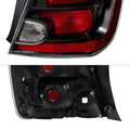 Xtune Nissan Sentra Sr/Se-R/ 10-12 Passenger Side Tail Lights - OEM Right ALT-JH-NS10-OE-BK-R