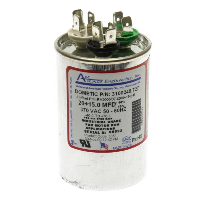 KIT SVC CAPACITOR 20/15 MFD
