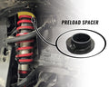 Prothane 88-98 Chevy Front Coil Spring 1in Lift Spacer - Black