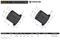DIFFERENTIAL MOUNT FRONT BUSHING SUITS MODELS W/OUT ACTIVE YAW CONTROL PINION MO