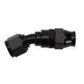 Fragola -10AN Real Street x 30 Degree Hose End Black For PTFE Hose