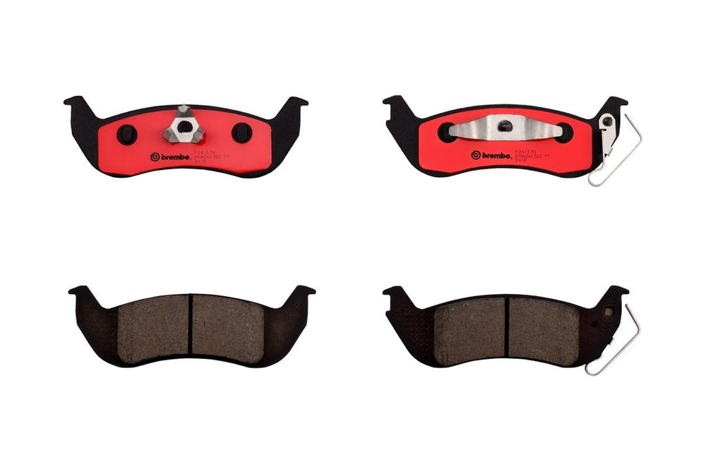 Brembo 03-11 Ford Crown Victoria/10-11 Ranger Rear Premium NAO Ceramic OE Equivalent Pad