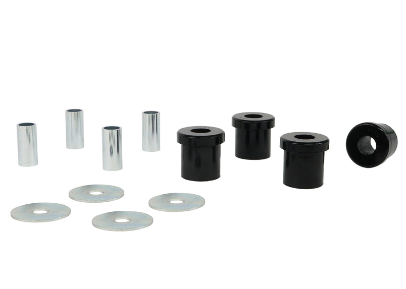 Control arm - upper bushing 4 Bushings 4 Tubes 4 Washers Install Guide Grease