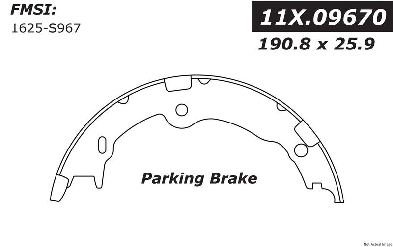CENTRIC BRAKE SHOES