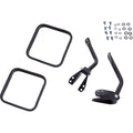 Gloss Black Mirror Kit for 55-95 Jeep CJ-5, CJ-6, CJ-7, CJ-8, YJ Wrangler Crown Automotive