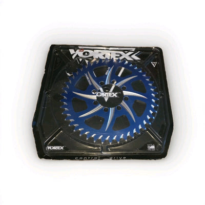 Vortex Racing Aluminum Rear Sprocket 520 54 Tooth- Blue