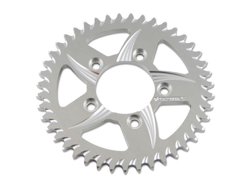 Vortex Racing Aluminum Rear Sprocket 530 46 Tooth- Silver