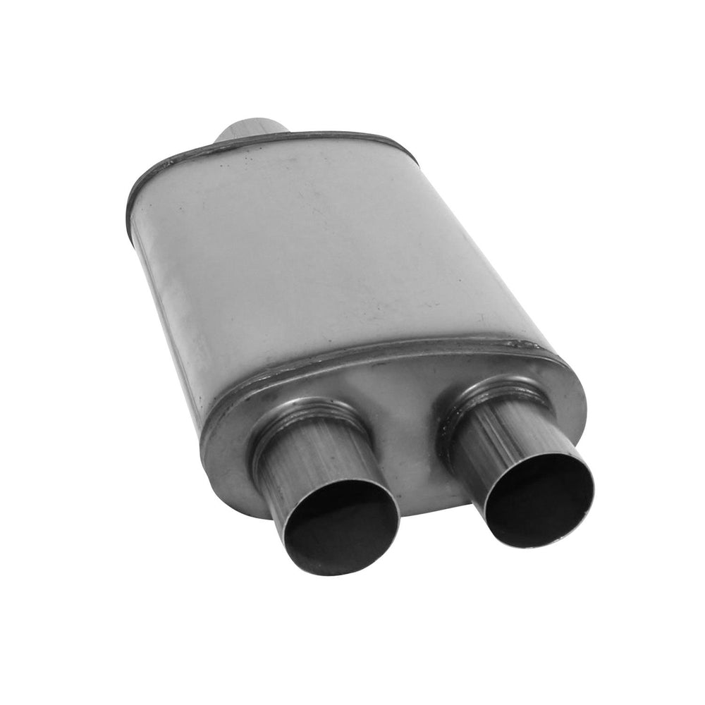 0608 RAM 1500/2500 MUFFLER XLERATOR OVAL 3IN ID/2.5IN OD C/D 20IN OAL SS
