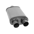 0608 RAM 1500/2500 MUFFLER XLERATOR OVAL 3IN ID/2.5IN OD C/D 20IN OAL SS