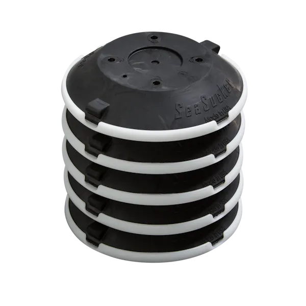 SeaSucker Vacuum Pad 6in. - Black (5 Pack)