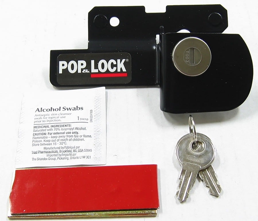 9907 F250/F350 SUPER DUTY TAILGATE LOCKBLACK