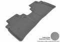 3D MAXpider 2009-2014 Nissan Murano Kagu 2nd Row Floormats - Gray
