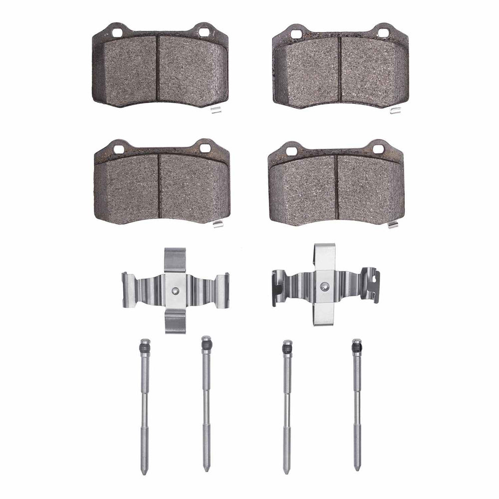 R1 2018-2025 Dodge Durango Rear R1 Semi Met Pads & Hardware Kit