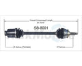 NEW CV AXLE
