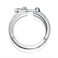 Stainless Works V Band SS Coupling Kit for 3 1/2in tubing