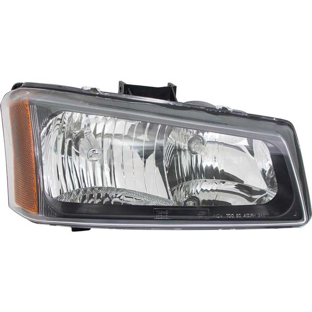 RH HEADLAMP ASSY COMPOSITE; 1ST DESIGN; SMOOTH BEZEL; SILVERADO 1500 0306