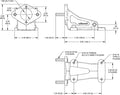 Wilwood Tandem Brake Pedal Permanent Mold Base w/ Studs