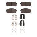 DFC 15-21 Kia Sedona Rear 5000 Advanced Ceramic Brake Pads and Hardware Kit