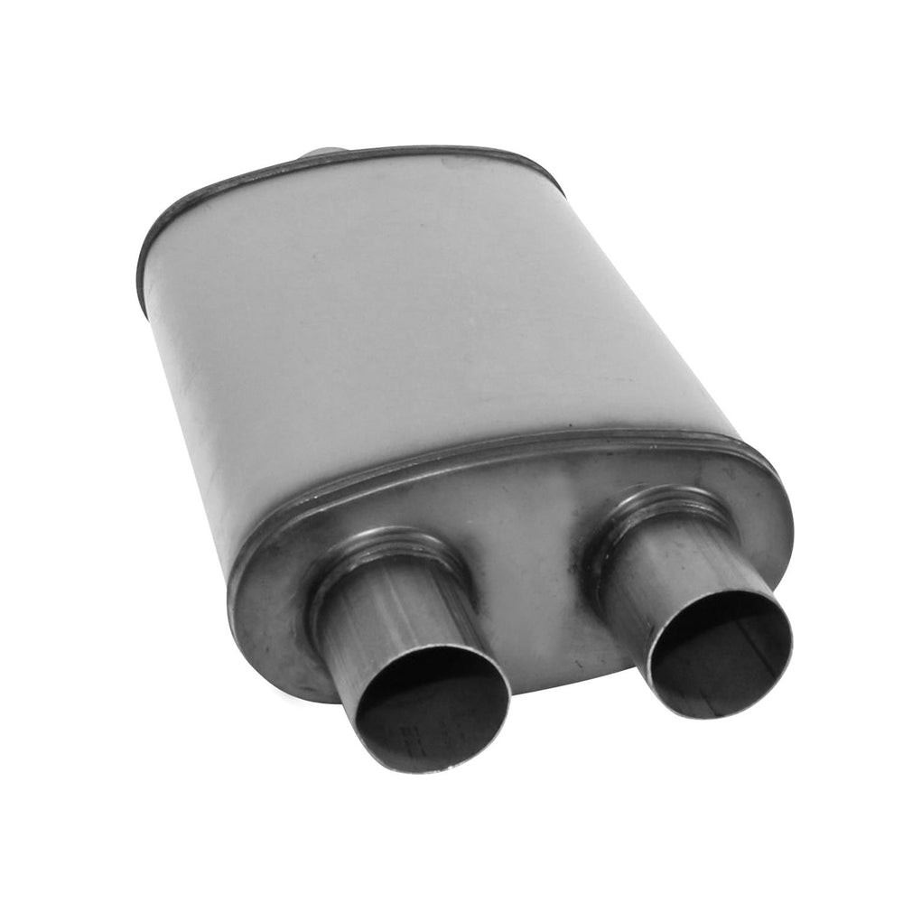 MUFFLER XLERATOR STAINLESS STEEL OVALC/D 20IN OAL 2.25IN
