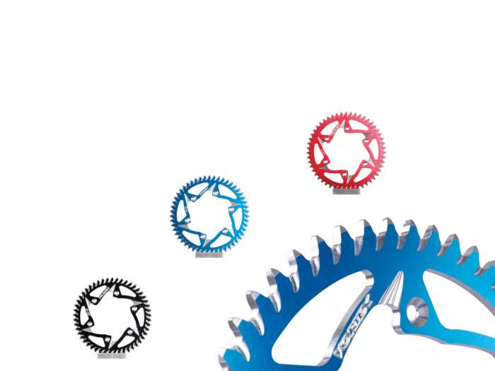 Vortex Racing Aluminum Rear Sprocket 530 43 Tooth- Silver