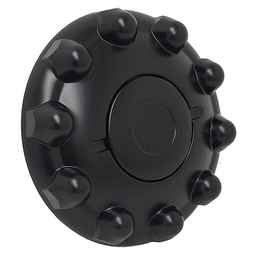 BLACK HUB COVER ABS BLK FRONT 10 LU