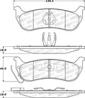 Street Brake Pads w/Shims and Hardware