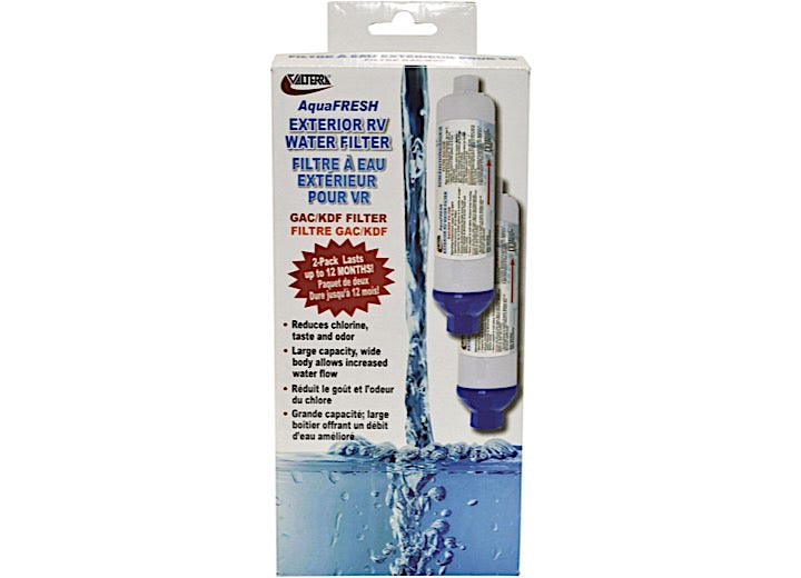 INLINE WATER FILTER, 2 PK CARDED