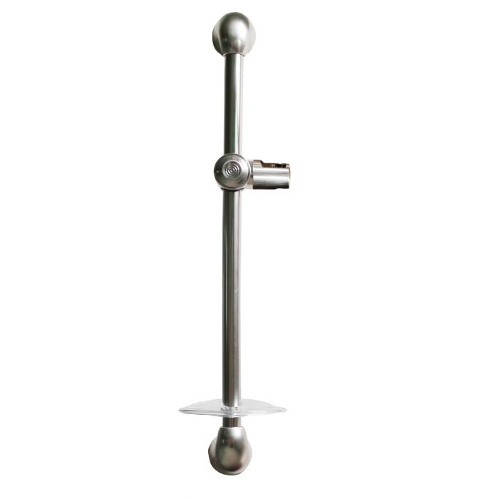 21 SHOWER SLIDE BAR DURABLE METAL BRUSHED NICKEL