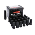 Raceline 9/16in Duplex Spline Black Lug Nuts (32 Pack)