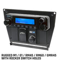 Rugged Radios Polaris RZR PRO XP/Turbo R/PRO R Dash Mount - Rugged M1/G1/RM45/RM60/GMR45 w/Holes