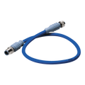 MID DOUBLE-ENDED CORDSET, 8M, BLUE