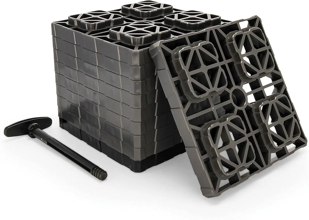 FASTEN XL LEVELING BLOCKS W/THANDLE2X2GRAY (E/F)