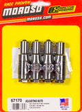 Moroso Chevrolet Big Block Stud Girdle Hex Head Adjusting Nut - 7/16in (Use w/Part No 67295)- 4 Pack