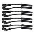 Moroso GM LS 5.7L/6.0L/6.2L/7.0L Ultra 350 8mm Multi-Angle Boot Ignition Spark Plug Wire Set - Black