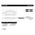 Centric 10-13 Ford F-250 Super Duty Posi-Quiet Semi-Metallic Brake Pads w/ Hardware - Rear
