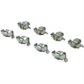 Centric 10-13 Ford F-250 Super Duty Posi-Quiet Semi-Metallic Brake Pads w/ Hardware - Rear